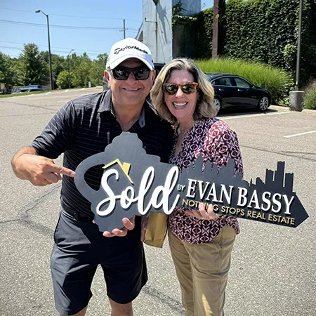 Evan Bassy's real estate clients that sold their home
